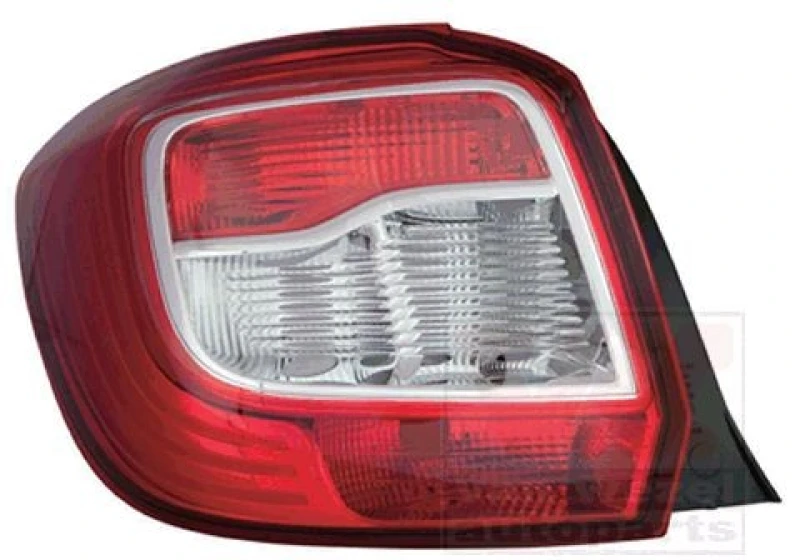 Image of VAN WEZEL 1507931 Rear light without bulb holder, Left Combination Rearlight (391)