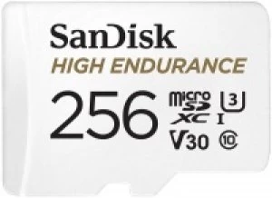 Image of SanDisk High Endurance 256GB MicroSDXC Memory Card