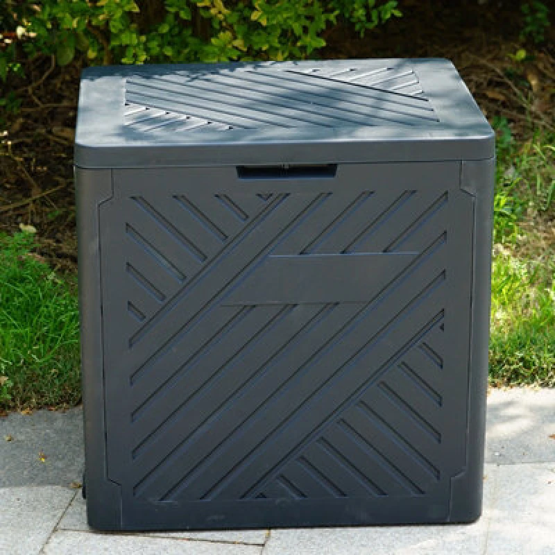 Image of Gr8 Garden Plastic 120L Storage Box Garden Outdoor Shed Deck Utility Cushion Chest Truck