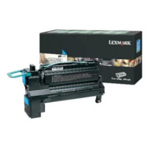 image of Lexmark 24B6018 Cyan Laser Toner Ink Cartridge