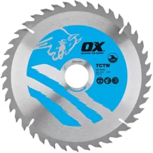 Image of Ox Tools - ox Wood Cutting Circular Saw Blade atb 160 x 20 x 1.8mm - 20 Teeth (1 Pack)