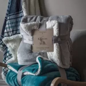 Image of Gallery Direct Sherpa Throw / Red