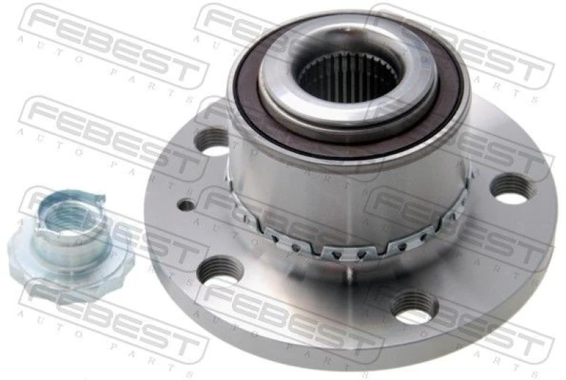 Image of FEBEST 1782-A1MF Wheel bearing kit Front Axle, with ABS sensor ring Wheel Bearing Kit (654)
