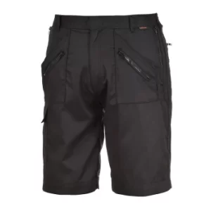 image of Portwest S889 Action Shorts Black 4XL