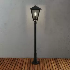 Image of Konstsmide Benu Outdoor Classic Black Bollard Lantern, IP23
