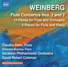 image of Weinberg: Flute Concertos Nos. 1 and 2: 12 Pieces for Flute and Orchestra/5 Pieces for Flute and Piano