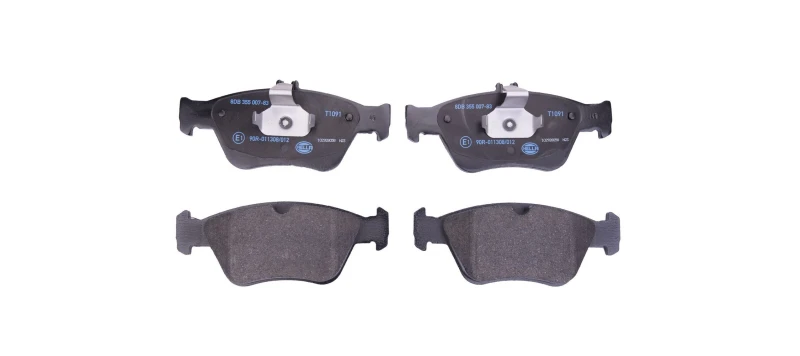 Image of HELLA Brake pad set HELLA 8DB 355 007-831