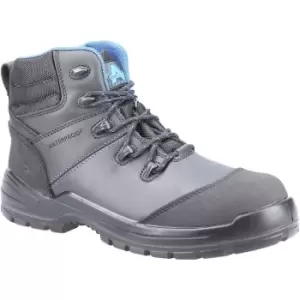 Image of Amblers Unisex Adult 308C Metal Free Leather Safety Boots (10 UK) (Black) - Black