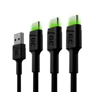 Image of KABGCSET03 - 2m - USB A - USB C - 480 Mbps - Black