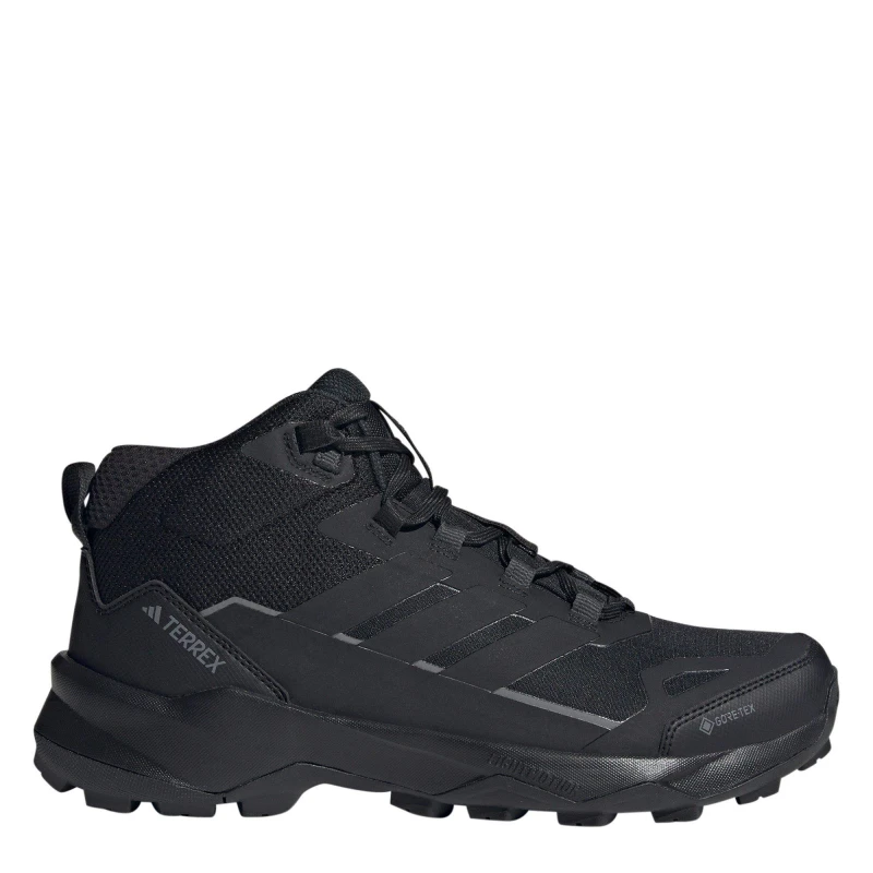Image of adidas Terrex Skychaser AX5 Mid GORE-TEX Hiking Shoes Mens Black male 8.5 (42.7)