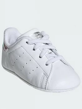 Image of Adidas Originals Stan Smith Toddler Trainers - White Sparkle