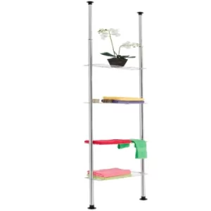 image of Telescopic Storage Shelf Height-Adjustable 173-270cm