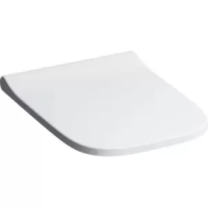 image of Smyle soft close seat 45cm, White (500.687.01.1) - Geberit