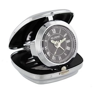 Image of Fold Up Alarm Clock - Black Clockface