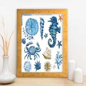 Image of AC11085476691 Multicolor Decorative Framed MDF Painting