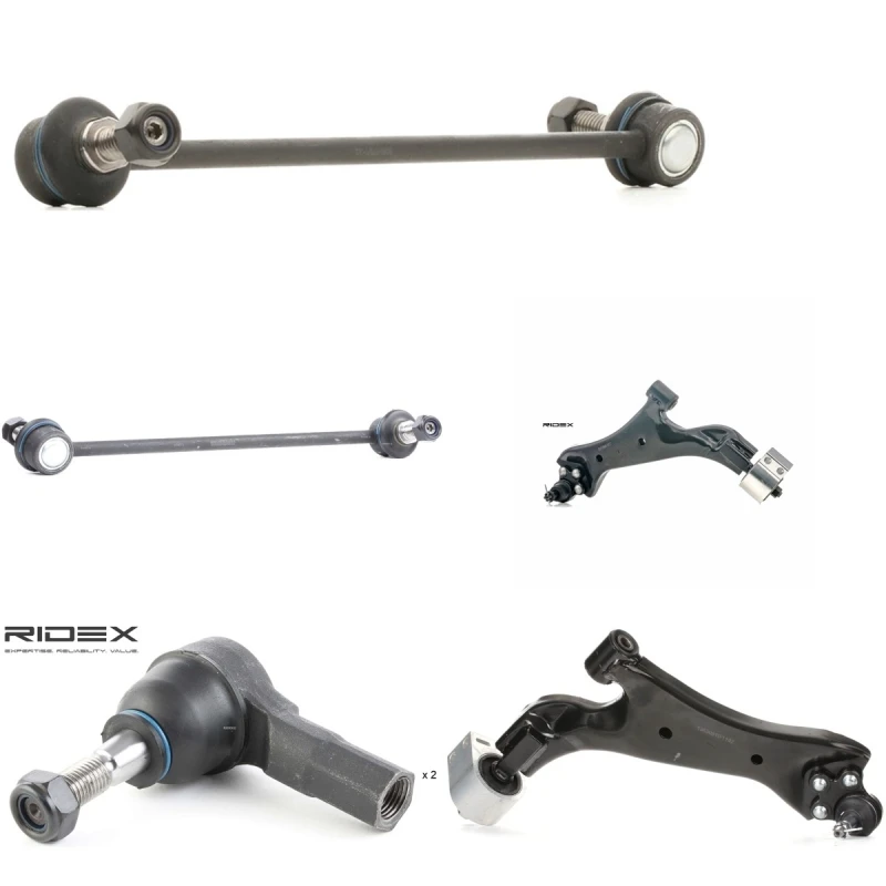 Image of RIDEX 772S0293 Control arm repair kit Front Axle Suspension Kit (772)