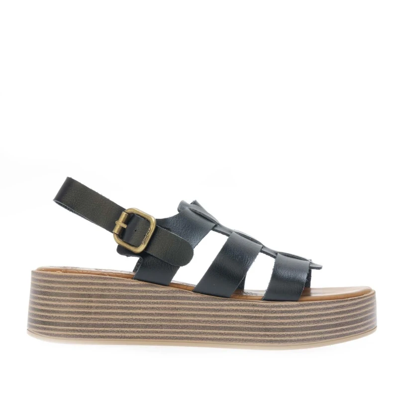 Image of Blowfish Malibu London-B Platform Sandals - Black 4