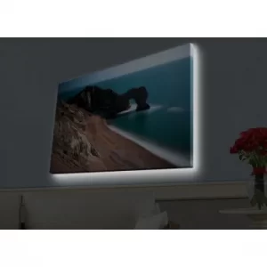Image of 4570HDACT-001 Multicolor Decorative LED Lighted Canvas Painting