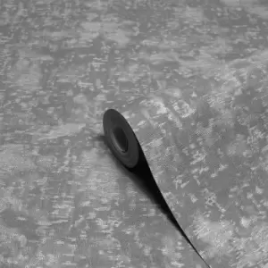 Image of Symphony Vinyl Wallpaper Charcoal