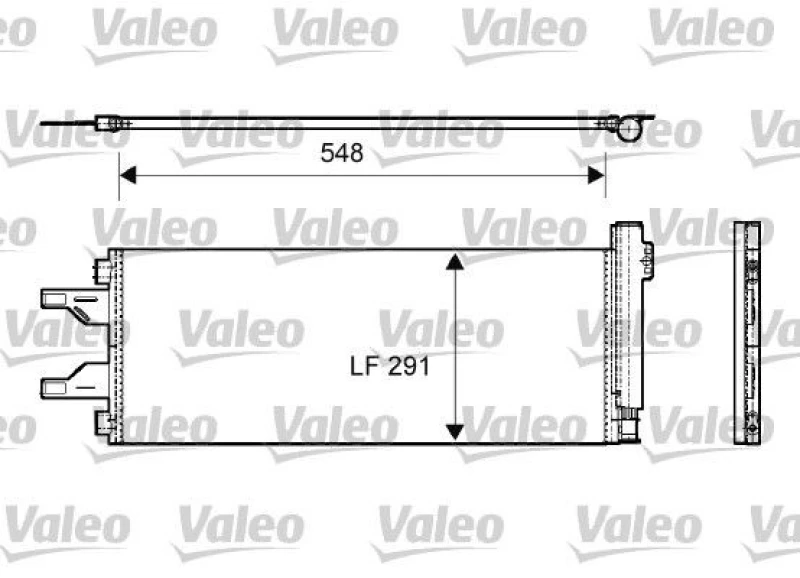 Image of Air conditioning condenser VALEO 814069