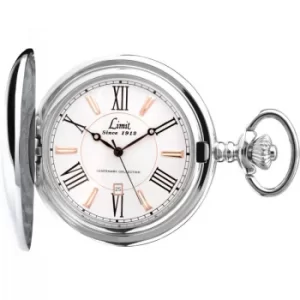 image of Limit Silver Coloured Full Hunter Pocket Watch