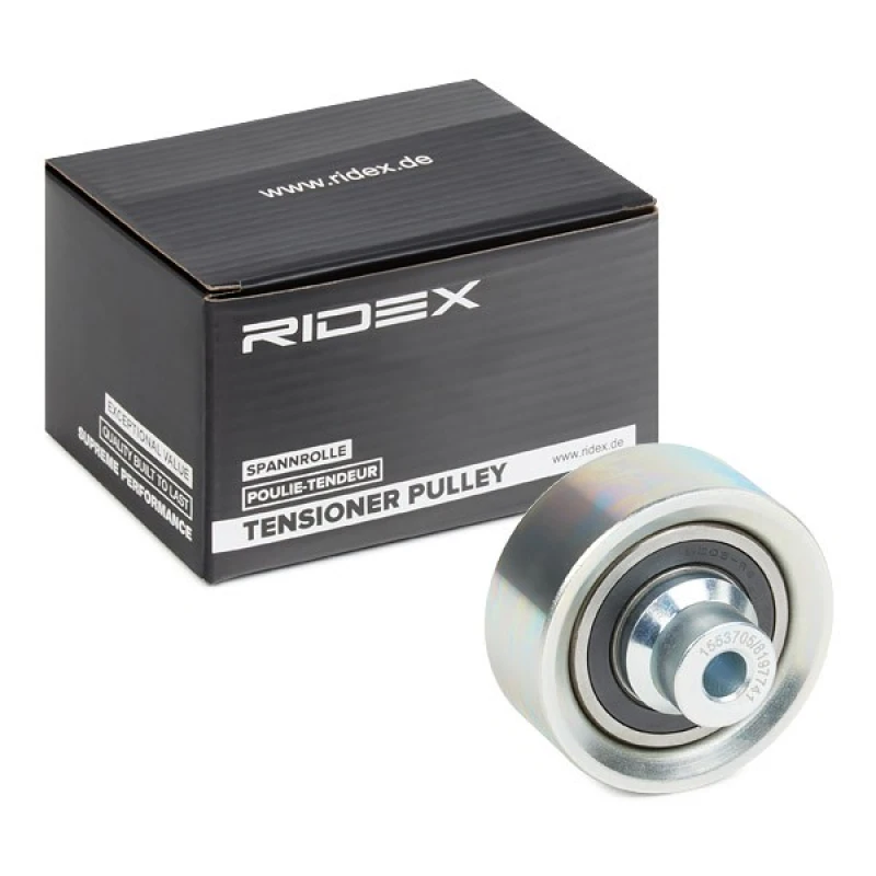 Image of RIDEX 312D0026 Idler Pulley Polyamid 6, Polyamid 6.6 Deflection/Guide Pulley,v-ribbed belt (312)