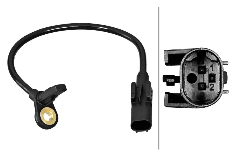 Image of HELLA ABS sensor HELLA 6PU 358 217-021