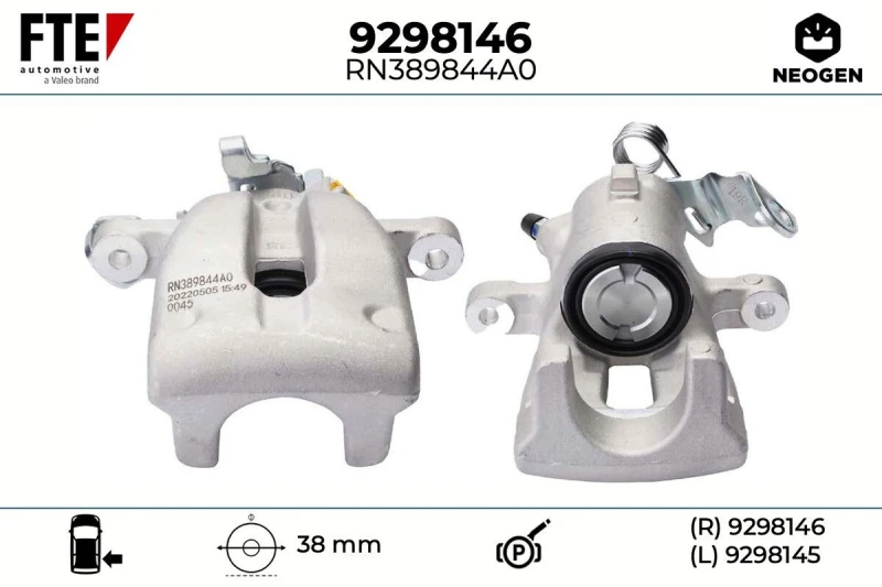 Image of Brake caliper FTE 9298146