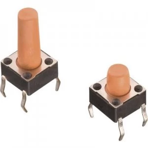 Image of Wuerth Elektronik WS TSS 430156043736 Pushbutton 12 Vdc 0.05 A 1 x OffOn momentary