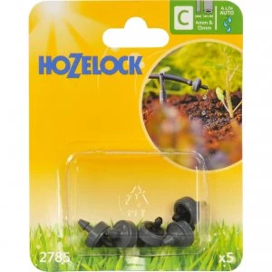Image of Hozelock CLASSIC MICRO End Line Pressure Compensating Dripper 5/32" / 4mm Pack of 5