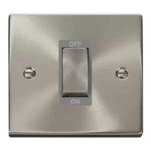 Image of Click Scolmore Deco Ingot 1 Gang 45A 2 Pole Switch - VPSC500GY