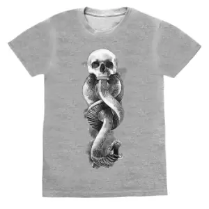 Image of Harry Potter Mens Dark Mark T-Shirt (S) (Heather Grey)