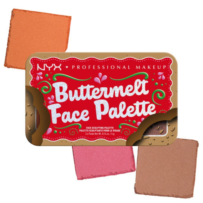 Image of NYX Professional Makeup Buttermelt Face Palette - Light/Medium Multi