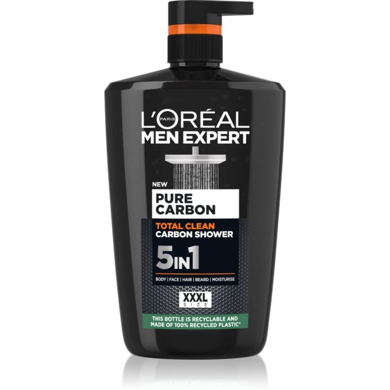 Image of LOreal Paris Men Expert Pure Carbon shower gel 5-in-1 1000 ml
