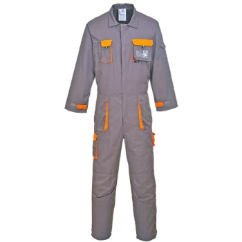 image of Portwest - TX15GRRM - sz M Texo Contrast Coverall - Grey