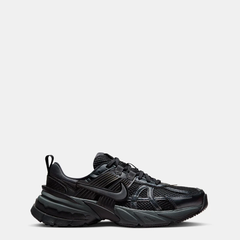 Image of Nike Womens V2k Run Trainers Black Dark Smoke Grey Anthracite, 7