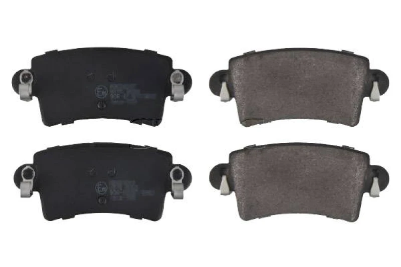 Image of SWAG 60 91 6493 Brake pad set Rear Axle, with acoustic wear warning Brake Pad Set,disc brake (402)