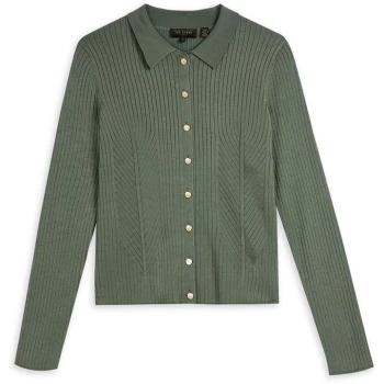 Image of Ted Baker Meenaa Co-Ord Cardi - OLIVE