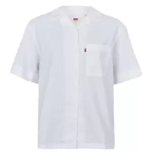 Levis Ari Short Sleeve Resort Shirt - White