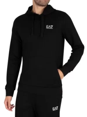 Image of Logo Jersey Pullover Hoodie