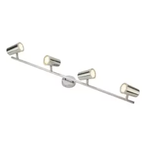 image of Spa Freya 4 Light Adjustable Light Bar Ceiling Spotlight Chrome