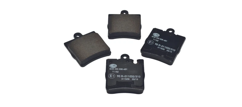 Image of HELLA Brake pad set HELLA 8DB 355 008-451