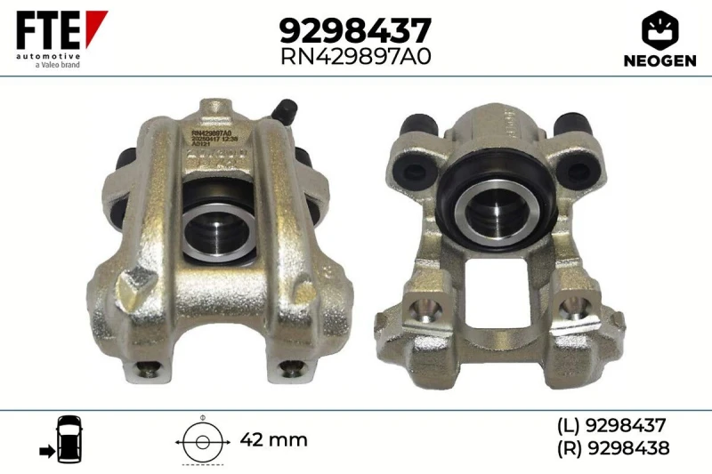 Image of Brake caliper FTE 9298437