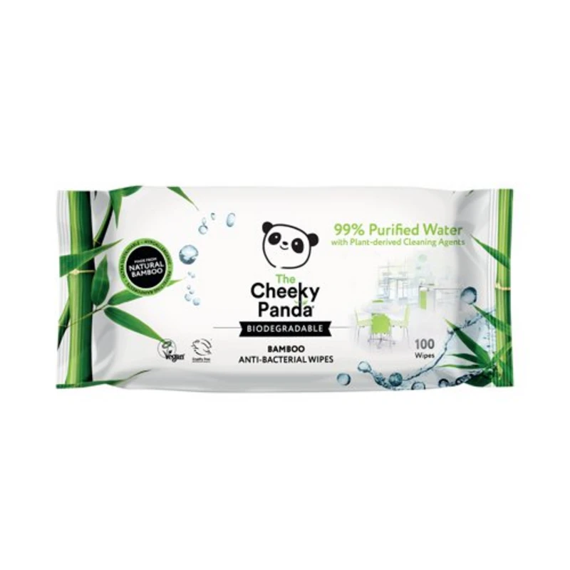 image of Cheeky Panda Biodegradable Multipurpose Wipes 100 Pack of 6 706117