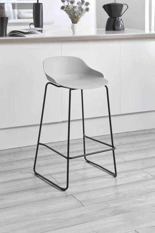 Image of Xavier Minimalist Bar Stools (Set of 2)