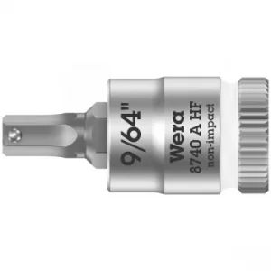 Image of Wera 05003384001 8740 A HF Zyklop In-Hex 1/4" Bit-Socket 9/64" x 28mm