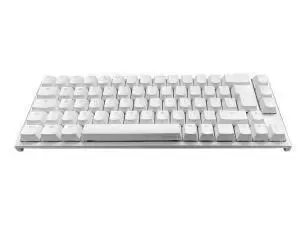 image of Ducky One2 SF Pure White 65% RGB Backlit Black MX Switch