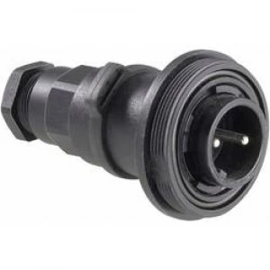 Image of Bulgin PX0729P 9 Pole IP68 Pin Connector Standard Buccaneer In Line Flex Cable Mount 5A