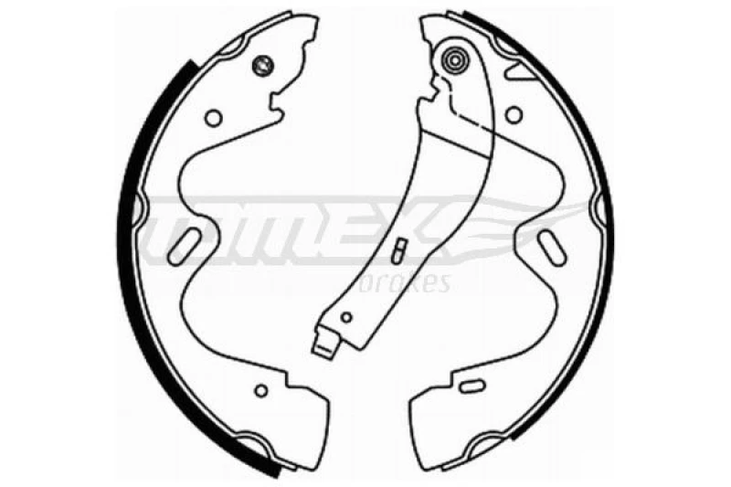Image of TOMEX brakes Brake Shoe Set TOMEX brakes TX 22-01