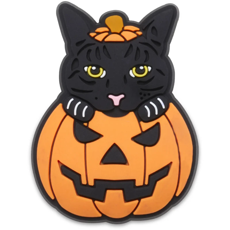 Image of Crocs Jibbitz Crocs Halloween Kitty Noir Unisex TU